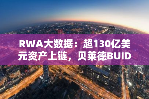 RWA大数据：超130亿美元资产上链，贝莱德BUIDL基金总值突破5亿