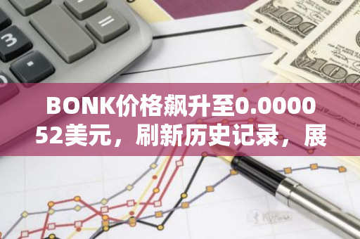 BONK价格飙升至0.000052美元，刷新历史记录，展现出强劲的增长势头