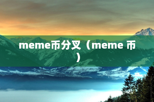 meme币分叉（meme 币）