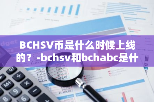 BCHSV币是什么时候上线的？-bchsv和bchabc是什么币