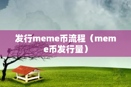 发行meme币流程（meme币发行量）