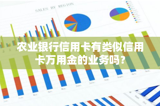 农业银行信用卡有类似信用卡万用金的业务吗？