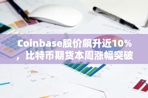 Coinbase股价飙升近10%，比特币期货本周涨幅突破20%大关