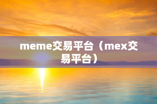 meme交易平台（mex交易平台）