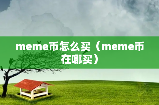 meme币怎么买（meme币在哪买）