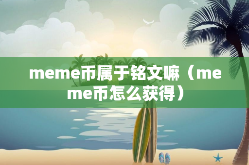 meme币属于铭文嘛（meme币怎么获得）