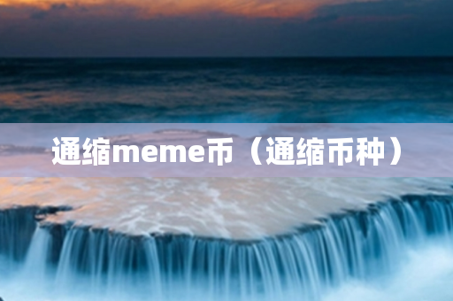 通缩meme币（通缩币种）