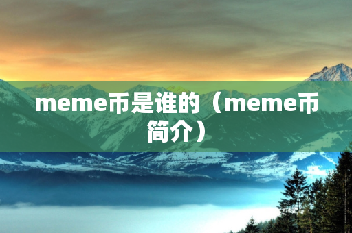 meme币是谁的（meme币简介）