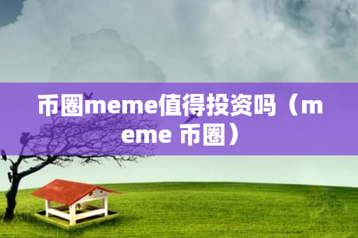 币圈meme值得投资吗（meme 币圈）