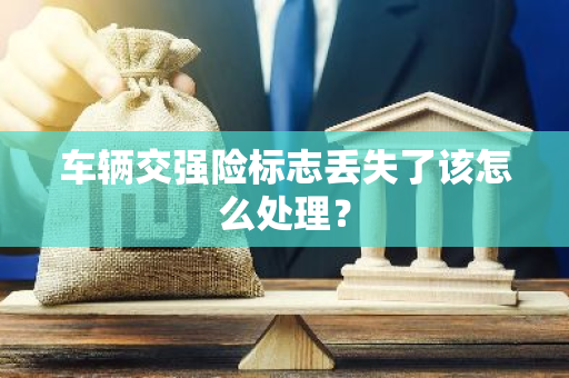 车辆交强险标志丢失了该怎么处理？