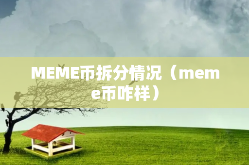 MEME币拆分情况（meme币咋样）