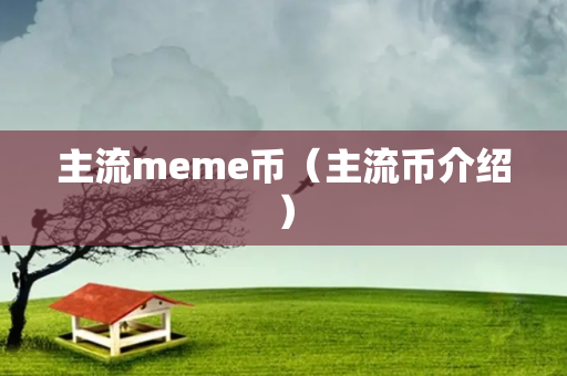 主流meme币（主流币介绍）