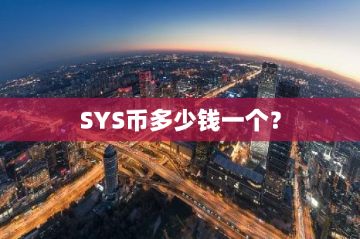 SYS币多少钱一个？