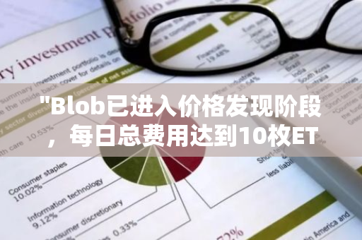 "Blob已进入价格发现阶段，每日总费用达到10枚ETH，展现出显著的增长趋势"