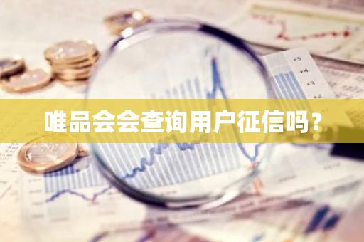 唯品会会查询用户征信吗？