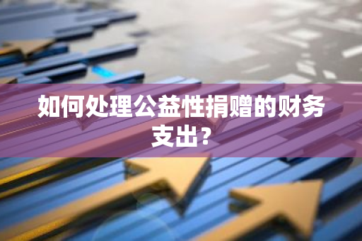 如何处理公益性捐赠的财务支出？