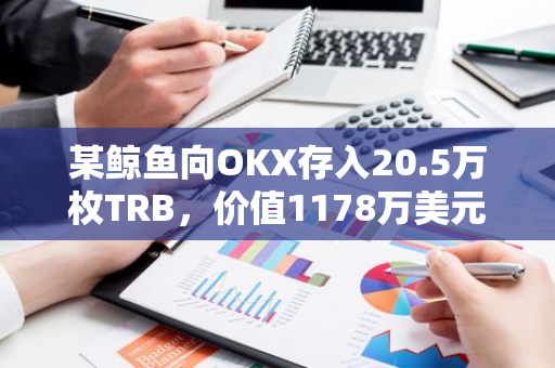 某鲸鱼向OKX存入20.5万枚TRB，价值1178万美元