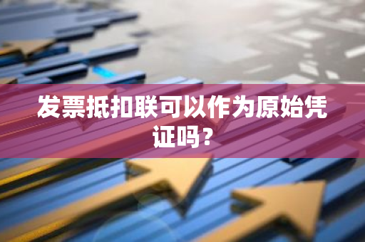 发票抵扣联可以作为原始凭证吗？