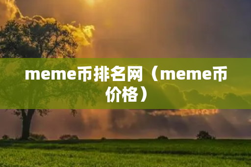 meme币排名网（meme币价格）