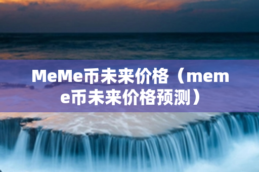 MeMe币未来价格（meme币未来价格预测）