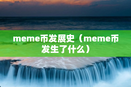 meme币发展史（meme币发生了什么）