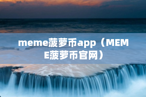 meme菠萝币app（MEME菠萝币官网）