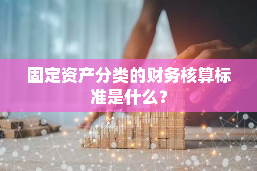 固定资产分类的财务核算标准是什么？