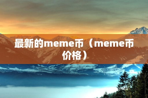 最新的meme币（meme币价格）