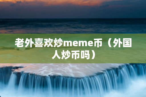 老外喜欢炒meme币（外国人炒币吗）