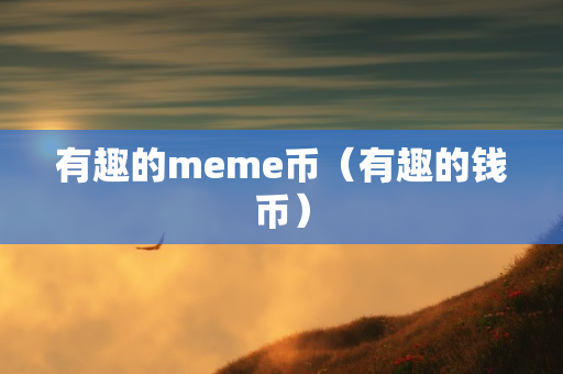 有趣的meme币（有趣的钱币）