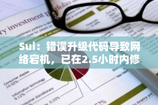 Sui：错误升级代码导致网络宕机，已在2.5小时内修复