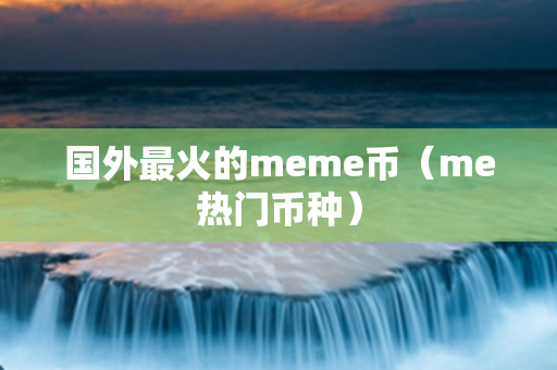 国外最火的meme币（me热门币种）