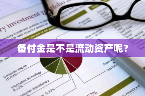 备付金是不是流动资产呢？