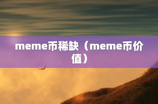 meme币稀缺（meme币价值）