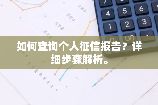 如何查询个人征信报告？详细步骤解析。