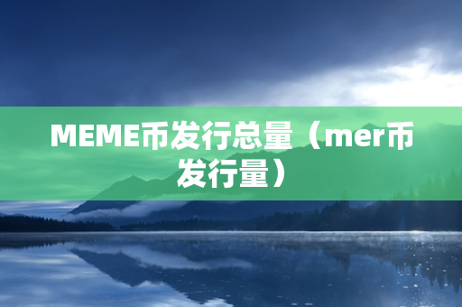 MEME币发行总量（mer币发行量）