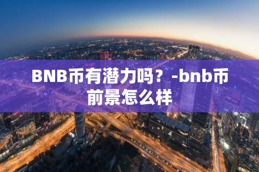 BNB币有潜力吗？-bnb币前景怎么样