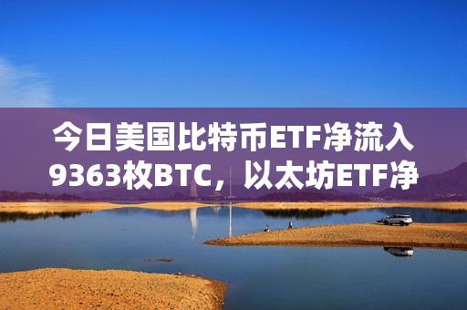 今日美国比特币ETF净流入9363枚BTC，以太坊ETF净流出26071枚ETH