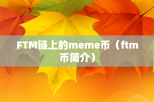 FTM链上的meme币（ftm币简介）