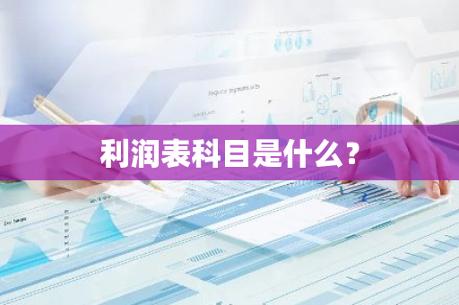 利润表科目是什么？