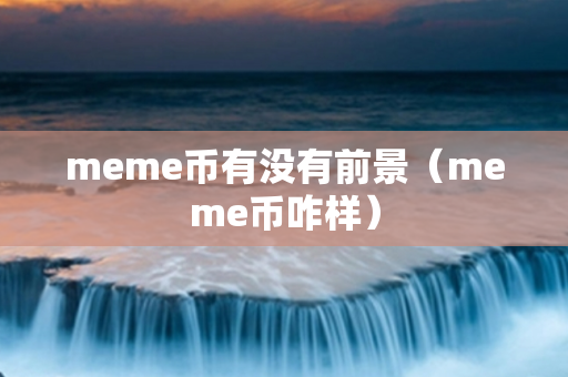 meme币有没有前景（meme币咋样）