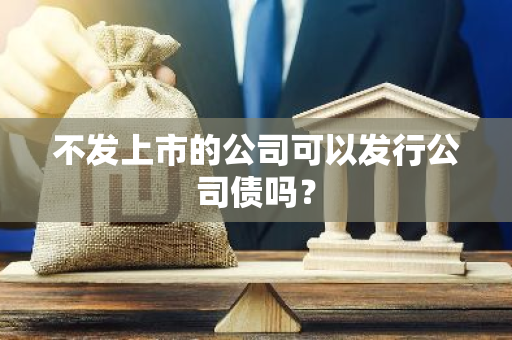 不发上市的公司可以发行公司债吗？