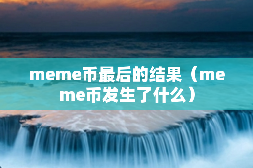 meme币最后的结果（meme币发生了什么）