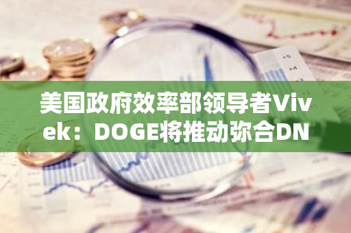 美国政府效率部领导者Vivek：DOGE将推动弥合DNP名单审核漏洞