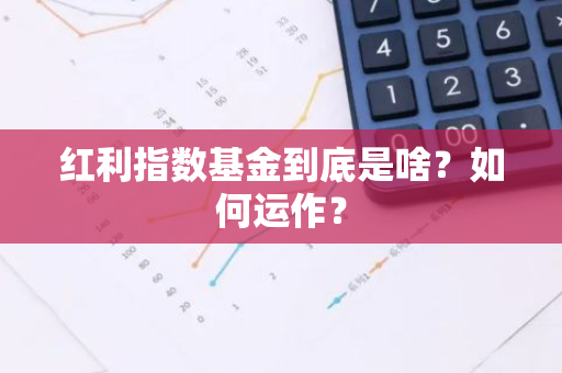 红利指数基金到底是啥？如何运作？