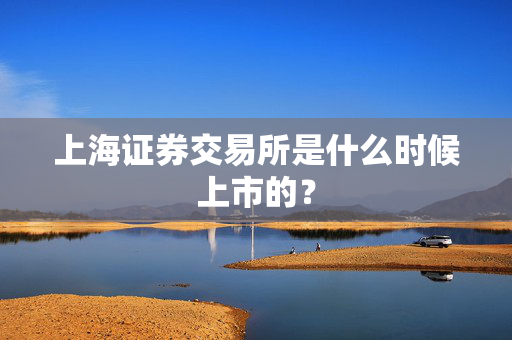 上海证券交易所是什么时候上市的？