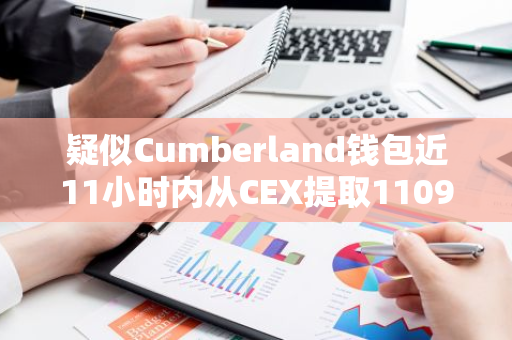 疑似Cumberland钱包近11小时内从CEX提取1109枚BTC，约合1.0439亿美元