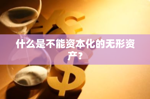 什么是不能资本化的无形资产？