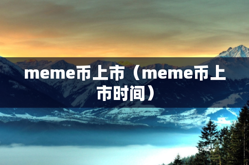 meme币上市（meme币上市时间）