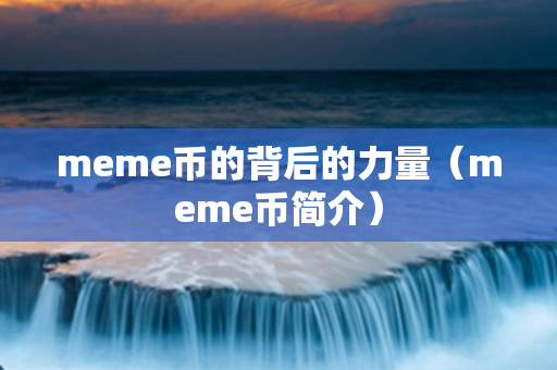 meme币的背后的力量（meme币简介）